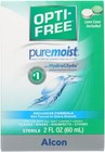 Opti-free Puremoist Contact Lens Solution With Lens Case  2oz 