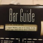 Bar Guide 1950s Bar Aid  Bartender Cocktail Guide Recipe Roladex