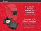 Hornady 98159 Rapid Safe Rfid Wrist Band Black Plastic