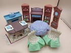 Fisher-price Loving Family Dining Room Furniture Lot With Extras Free Shipping
