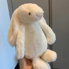Retired Jellycat Bashful Zingy Bunny Small Plush 30cm Rabbit Nwt Authentic-cream
