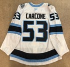 Michael Carcone Game Worn Used 2025-26 Utah Mammoth Playoffs Jersey - Fanatics