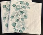 2-eucalyptus-style Luncheon Size Paper Napkins For Decoupage
