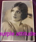    vintage 1920s Mary Maybury Silent Film Star Oversized Portrait Press Photo   