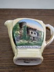 Antique Porcelain Creamer Souvenir Of The Castle Berkeley Springs  West Virginia
