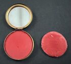 Vintage Max Factor Hollywood Collectible Compact Raspberry Rouge
