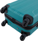 Travelers Club Chicago Hardside Expandable Spinner Luggage  Teal  20  Carry-on