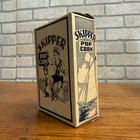 Vintage Skipper Box Carton Popcorn Sailor Boy Dog Advertising Movie Theater Deco
