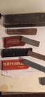 Lot Of 11 Vintage Sharpening Stones  Hones - National  Carborundum  More