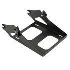 Vivid Black Touring Trunk Backrest Pad Luggage Rack 2014-2025 Chrome Latch