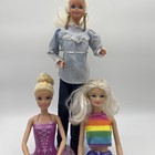 Lot Of 3 Barbies  Mattel