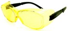 Shooter s Edge Otg Over-the-glasse Z87 1 Safety Shooting Glasses Contrast Yellow