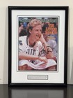 Upper Deck Uda Larry Bird Signed Sports Illustrated Cover Framed cert