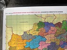 Nato Isaf Afghanistan Map 2010 Admin Divisions 21x17 Laminated Military