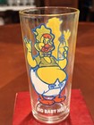 Vintage 1975 Big Baby Huey Pepsi Glass Harvey Cartoons White Letters
