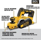 Dewalt 20v Max Planer  30 000 Cuts Per Minute  2 Mm Cut Depth  Brushless Motor 