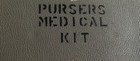 Pan Am Flights Nurse Medical Kit W  Benzedrine Inhalers  Bayer Aspirin  Band-aid