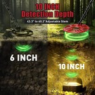 Metal Detector Adults  Waterproof  10  Inch Search Detecting Gold Coin Treasure