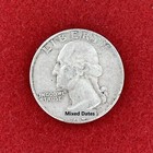 One Washington Quarter 90  Silver Full Dates 1932 - 1964 Mixed Mints P d s