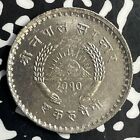 Vs 2010  1953  Nepal 1 Rupee Lot t1012 High Grade  Beautiful 