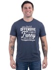 Ann Arbor T-shirt Co  You Find It Offensive  I Find -  men xl  Navy Blue Fcawf