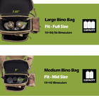 Binocular Harness Chest Pack With Rangefinder Pouch  Bino Harness With Rain Cove