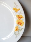 Santa Fe Railroad Dinnerware  California Poppy Syracuse China 9 75  Dinner Plate