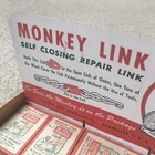 Vintage Monkey Link Store Display With 12 Full Boxes Rochester Ny - Very Rare  