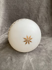 Vintage Mid-century Modern Style Milk Glass Globe Ceiling Light