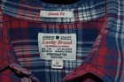 Lucky Brand Mens M Blue Red White Plaid Flannel Cotton Button-up Shirt Size M