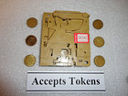 Token Coin Mech s For Pinball    Arcade Games  Tested With 6 Tokens Included