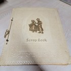 Vintage Scrapbook Album With Over 190 Vintage 1940s Holiday Cards V-day Xmas Etc