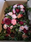 10 Or 20 Floral Centerpices Red pinks coral For Wedding party Centerpieces 12 