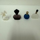 Miniature Glass Perfume Bottles Empty Vintage Lot Of 7