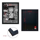 Vck 18x24 Poster Frame In Black With Polished Plexiglass Set Of 5 Horizontal    