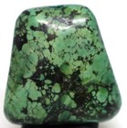 Beautiful Ancient Tibetan Turquoise Bead     Rare Old Gemstone Amulet