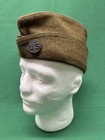 Ww1 Us Army Wool Overseas Side Cap With Pin  Measures 21  Circumference  6m 