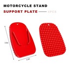 4 Pcs Motorcycle Kickstand Pad  Anti-slip Motorcycle Side Stand Support Plate