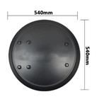 52cm Metal Handheld Anti-riot Shield Police Tactical Campus Security Protection