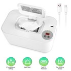 Baby Wipe Warmer  Innovative Spring Design  Large Capacity Wipes Dispenser