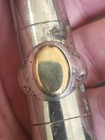 Ww2 Wwii Silver   Gold Eagle Ring- Size 10 - Weight 10g - World War Two Era