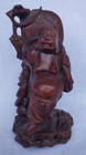 Old Vintage Hand Carved Chinese Buddha Figure Statue Wood Carving Buddhism