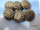 Chanel 6 Buttons   20mm Bronze Color Metal    This Is For 6