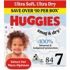 Huggies Snug   Dry Baby Diapers  Size 7  41  Lbs   84 Ct  12hr Leak Protection