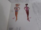 Vtg Barbie Cafe Paper Dolls Mattel Ken Teresa Steven Golden Book Uncut Toy