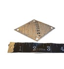 Oem Renault Dauphine R1090 Original Serial Tag Circa 1956-1967