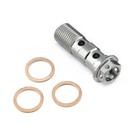 3 Titanium Front Brake Line Banjo Bolts For Suzuki Gsxr 600 750 1000 1997-2025