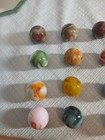 Rare Jabo Classic Shooter Boulder Marbles  94  Assortment Lot Of 12 Gc Zt