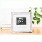 Pearhead Love At First Sight Sonogram Picture Frame - Rustic White