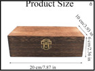 Wood Storage Box With Lid Solid Wood Container Box Decorative Table Large Rectan